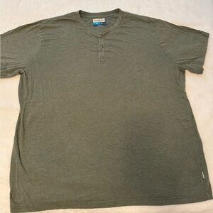 Magellan Outdoors Men's Olive Henley Shirt